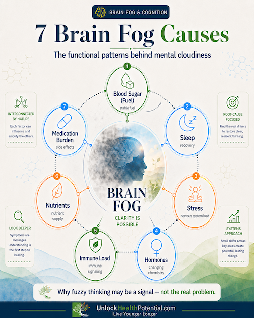 What Causes Brain Fog? 7 Root-Cause Patterns Most Checkups Miss