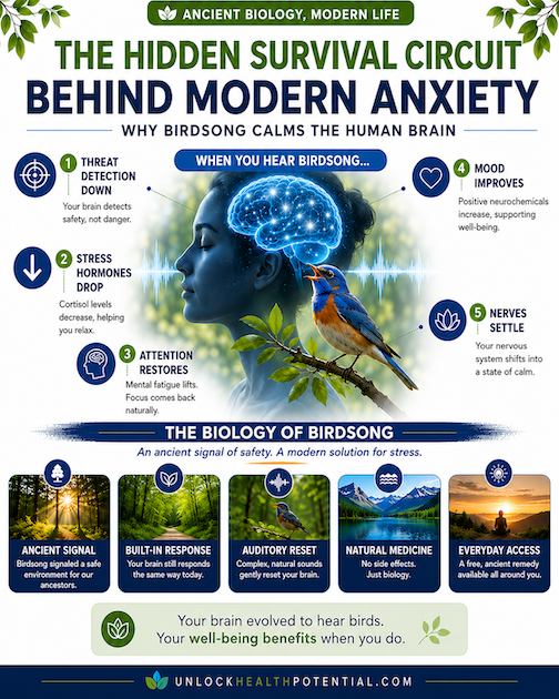 Why Birdsong Calms Anxiety